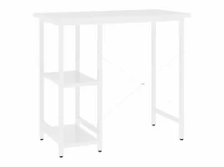 Hot Drenin Escritorio para ordenador de MDF y metal 80x40x72 cm Mesa De Ordenador