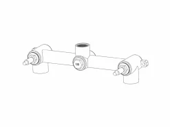 Discount Ducha empotrada bimando redonda CARBINI oro cepillado Ø 25cm Alcachofa De Ducha, Cabezal