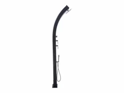 Sale FORMIDRA Ducha Híbrida Dada Curve 40L - 228 cm - Base : 32.4x14cm - Antracita / Aluminio cepillado Plateado