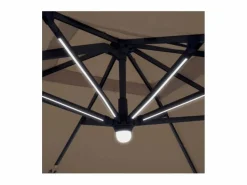 New Dudeco Parasol LED de aluminio 300 Sombrilla