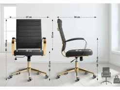 Dudeco Silla de Oficina Havanna Silla De Escritorio