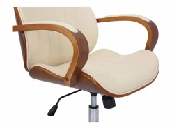 Outlet Dudeco Silla de Oficina Melilla Nogal y Silla De Escritorio