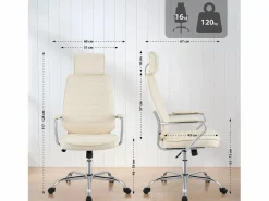 Dudeco Silla de oficina Rako en Piel Sintética