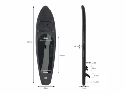 Online Tabla hinchable de paddle surf SUP Makani 320 x 80 x 15 cm de PVC hasta 120kg con bomba de aire, bolsa de transporte y accesorios Deportes Náuticos