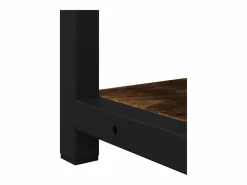 Sale Garden Furniture Edmondo Armario con espejo baño madera roble ahumado 60x16x60 cm Marru00f3n