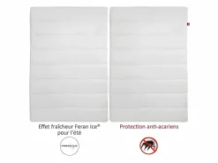 Outlet Edredón 4 Estaciones ANTI-ÁCAROS 220x240cm Abeil Feran Ice + Acaristop Blanco