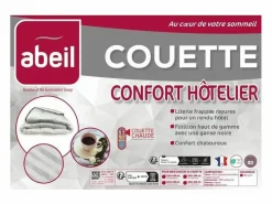 Best Edredón Confort Hotelero 240 x 260 cm Elegante con Ribete Negro - Cálido para Adultos en Invierno