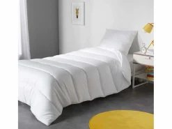 Promo Linge Edredón de Microfibra "Confort" 140x200cm - Poliéster - Oeko-tex Blanco