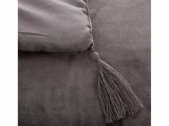 Online Edredón de terciopelo con borlas 80 x 180 cm Colcha, Edredón