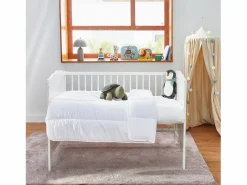 Outlet PIKOLIN Edredón Nórdico Cuna 300gr fibra extrasuave 110x140cm Home Blanco