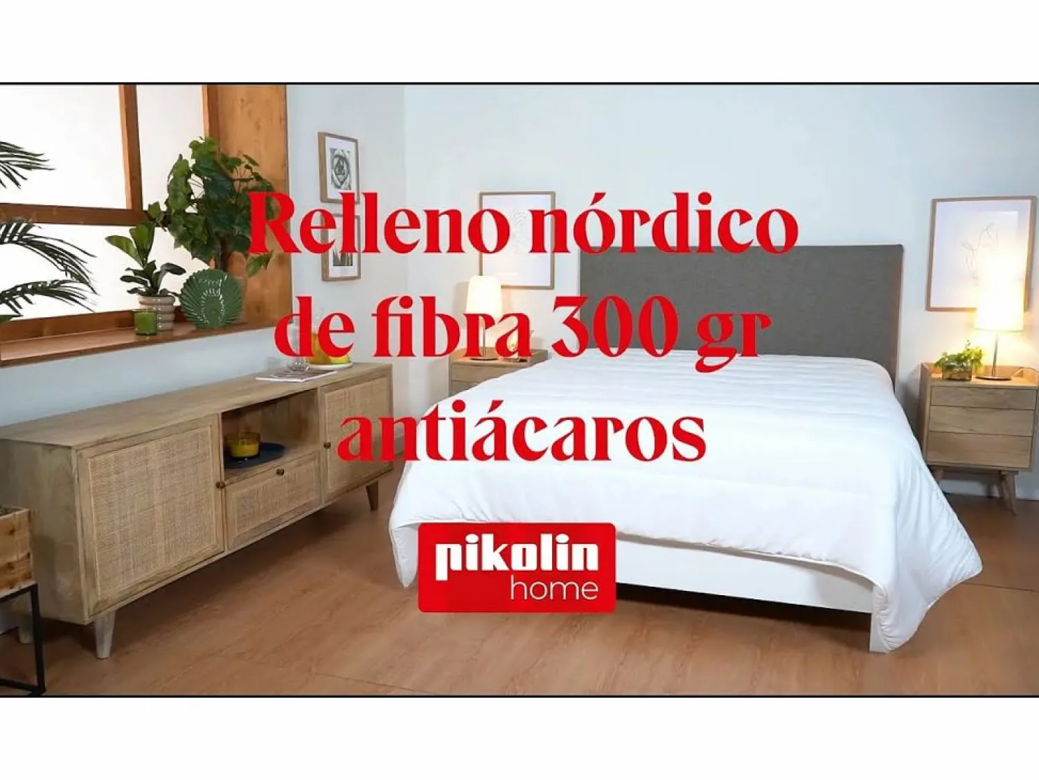 PIKOLIN Edredón Nórdico 250x220cm|PKH Microfibra|Otoño-Invierno|Cama 150/160