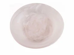Hot Bazar Bizar El Cuenco Resin Organic - Rosa Blanco - M Rosa / Blanco