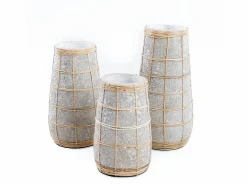 Hot Bazar Bizar El Jarrón Cutie - Concreto Natural - S Gris
