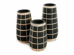 Online Bazar Bizar El Jarrón Cutie - Natural - M Negro