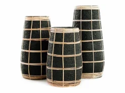 Online Bazar Bizar El Jarrón Cutie - Natural - M Negro