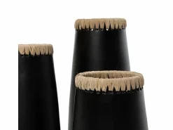 Hot Bazar Bizar El Jarrón Sneaky - Natural - L Negro