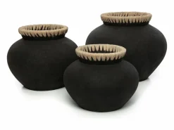 Bazar Bizar El Jarrón Styly - Negro Natural - S