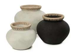Hot Bazar Bizar El Jarrón Styly - Natural - M Negro