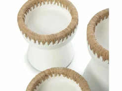 Sale El Portavelas Pretty - Blanco Natural - M Portavelas Y Vela
