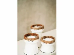 Sale Bazar Bizar El Portavelas Pretty - Blanco Natural - S Multicolor