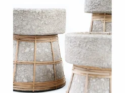 Discount Bazar Bizar El Portavelas Serene - Hormigón Natural - L Gris