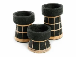 Bazar Bizar El Portavelas Serene - Negro Natural - S