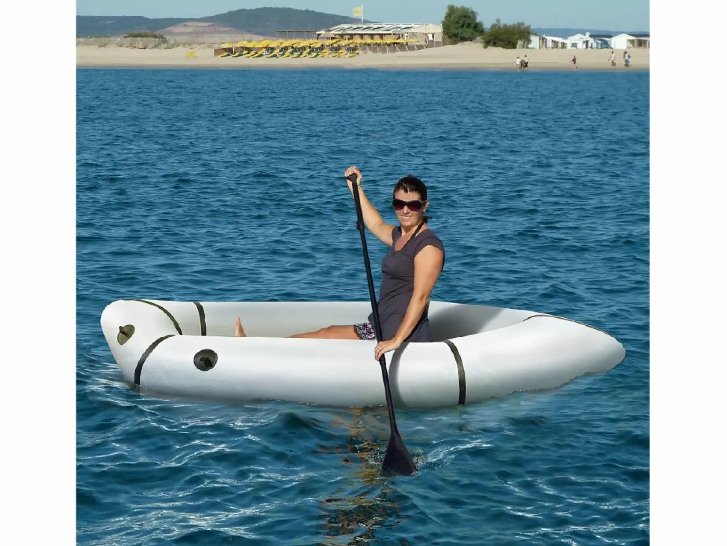 Embarcación Hinchable - ORYXEARTH - Packraft-TPU - 210x90x40cm - Máx 150kg - Deportes Acuáticos