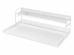 Discount Encimera de Lavadora-Secadora SucceBuy, 137x69 CM con Estante de 2 Niveles con Almohadillas Antideslizantes y Funda de Protección para Ropa Resistente al Agua Mueble Para Lavadora