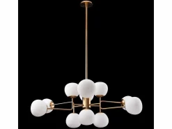 Maytoni Erich Lámpara de Techo Globe Latón, 12 Luces, E14