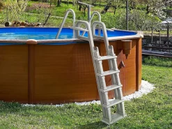Best Escalera doble de piscina "Mario" con sistema de seguridad para niños Accesorio Piscina