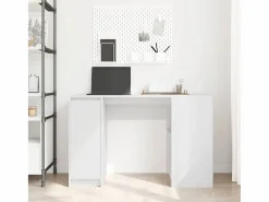 Online Clicnbuy Escritorio 120x42x76 cm madera de ingeniería Blanco