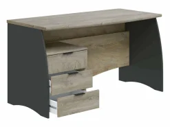 Escritorio c/cajonera oficina roble/ mesa ordenador 74x136x67cm