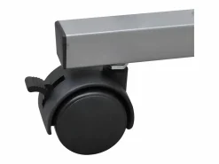 Online Clicnbuy Escritorio compacto de ordenador con bandeja de teclado marrón Marru00f3n