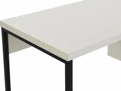 Clearance Vente-unique Escritorio con 3 cajones en MDF y metal en y negro - TIMFIA de Pascal Morabito Beige