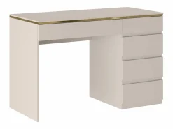 Sale Vente-unique Escritorio con 5 cajones en color y dorado - VUKIA de Pascal Morabito Beige