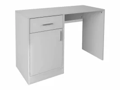 Clicnbuy Escritorio con cajón y armario 100x40x73 cm