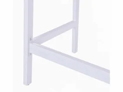 Escritorio con cajón y estantes, MDF y metal, estilo industrial, madera natural (100x55x81cm)
