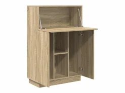 Clicnbuy Escritorio con estante Roble Sonoma 71.5 x 31.5 x 106.5 cm