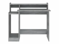 Clicnbuy Escritorio con LED madera contrachapada sonoma 97x45x90 cm