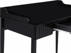 Vente-unique Escritorio consola con 1 cajón en MDF mate - RENEVI by Pascal Morabito