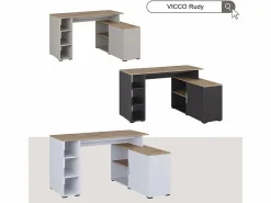 Vicco Escritorio de esquina /artesano 135x110x75.5 rudy