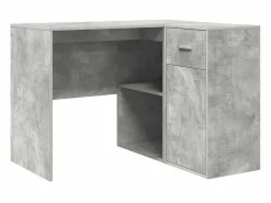 Best Escritorio de Esquina con cajón Concreto 102 x 50 x 75 cm Escritorio Rinconero