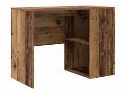 Best vidaxl Escritorio de Esquina con cajón Madera vieja 102 x 88 x 75 cm Marru00f3n