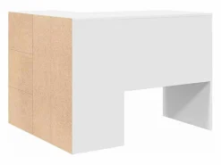 Clicnbuy Escritorio de Esquina con cajón 102 x 50 x 75 cm
