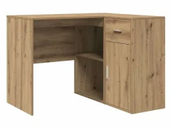 Hot Clicnbuy Escritorio de Esquina con cajón Roble artisan 102 x 50 x 75 cm Marru00f3n