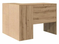 Hot Clicnbuy Escritorio de Esquina con cajón Roble artisan 102 x 50 x 75 cm Marru00f3n