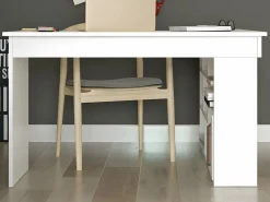 Sale Vente-unique Escritorio de esquina con compartimentos color - LILEUL Blanco