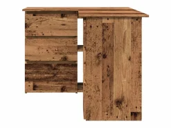 Best Escritorio de esquina madera contrachapada madera envejecida Escritorio Rinconero