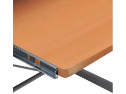 Online Escritorio de esquina madera contrachapada marrón 132x112x99 cm Mesa De Ordenador