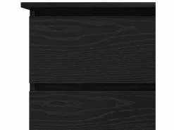 New Clicnbuy Escritorio de Esquina Roble 145 x 100 x 76 cm Negro